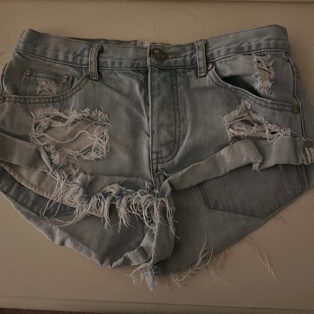 one teaspoon bandit denim shorts, size:26